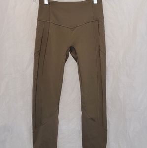 Light Olive Lululemon All the Right Places Legging 23" Inseam